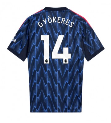 Arsenal Viktor Gyokeres #14 Udebanetrøje 2025-26 Kortærmet